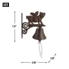 PIG WITH WINGS CAST IRON BELL
