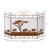 Wild Savannah Fireplace Screen