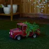 RED TRUCK SOLAR LIGHT PLANTER